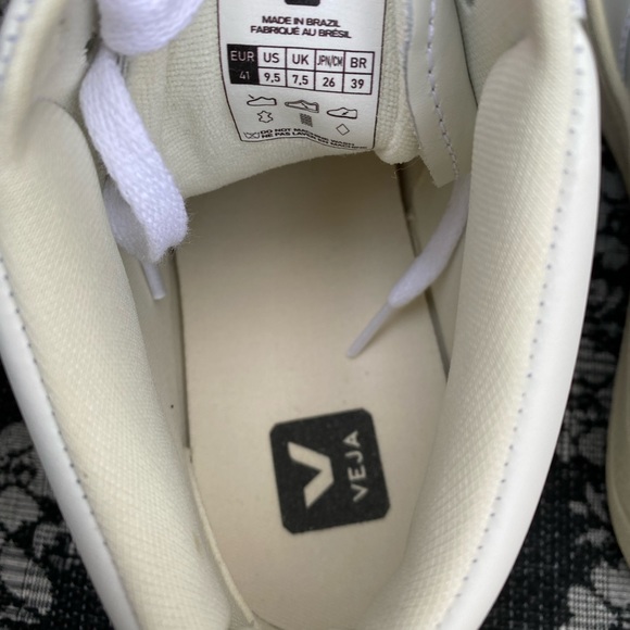 Veja V-15 Leather White Nautico High Top Women's size 9.5 - Picture 11 of 16